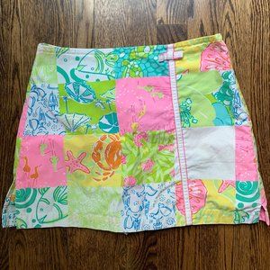 Lilly Pulitzer Mixed Print Skort